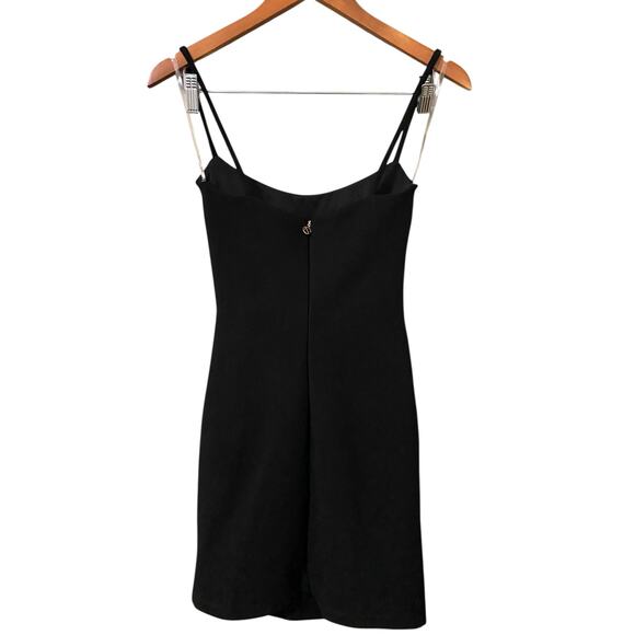 NWT Nookie Tease Mini Dress Small Black Bodycon Ruched Cocktail Party LBD - Picture 6 of 12
